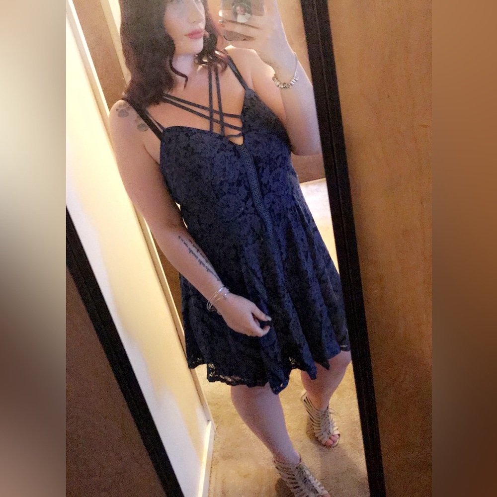 Blue Lace Dress